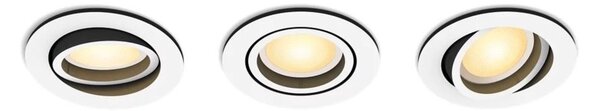 Philips-SET 3xLED Lampada da incasso dimmerabile Hue MILLISKIN 1xGU10/4,2W/230