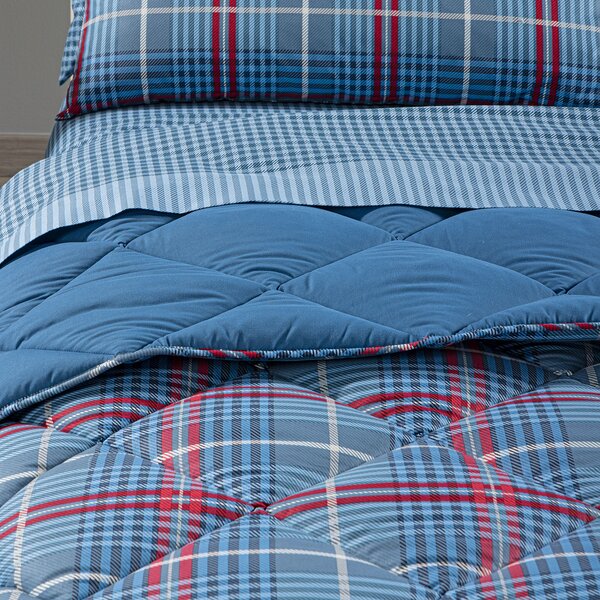 Trapunta In Cotone Berry Singolo New Generation Moderno Blu Caleffi