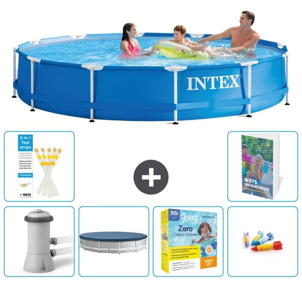 Piscina fuori terra a struttura - 366x76 cm - 5 pezzi - Modello S231