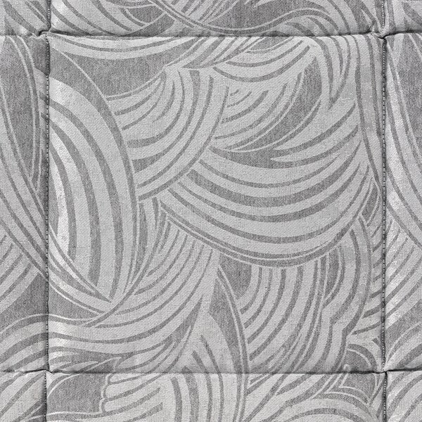 Trapunta In Raso Jacquard Apollo Matrimoniale Dreaming Barocco Grigio Caleffi
