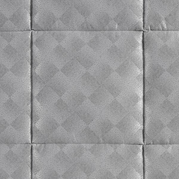 Trapunta In Raso Jacquard Texture Matrimoniale Dreaming Barocco Grigio Caleffi