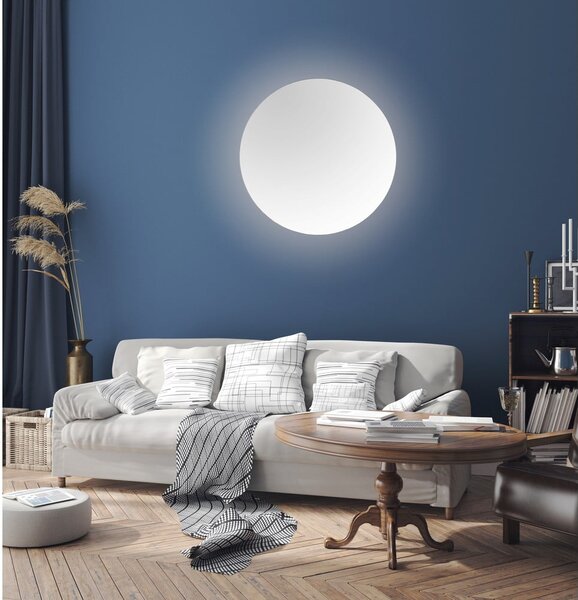 Specchio a parete con illuminazione ø 60 cm Luna - Mirrors and More