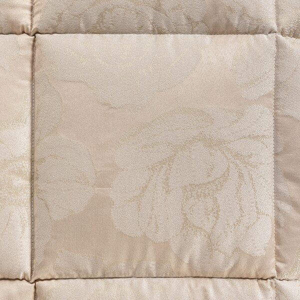 Trapunta In Raso Jacquard Flory Matrimoniale Dreaming Non Specificato Naturale Caleffi