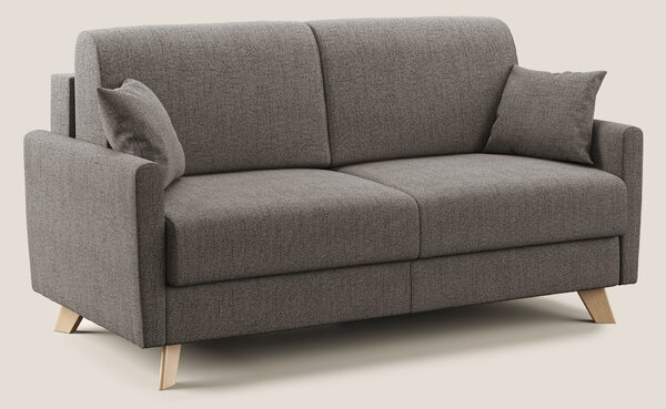 Divano Letto 2 Posti 160x94x97 cm in Tessuto Talpa