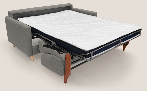 Divano Letto 2 Posti 160x94x97 cm in Tessuto Talpa