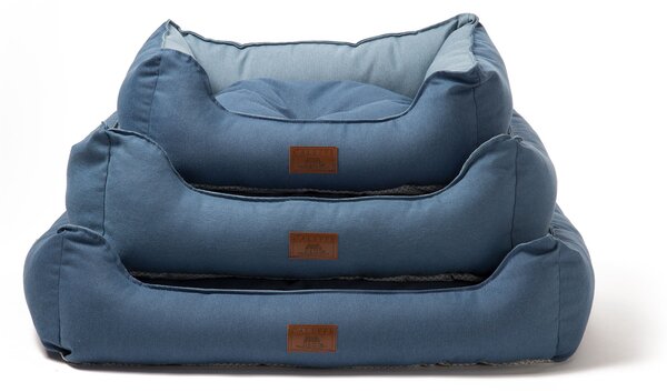 Cuccia Per Animali In Cotone Thor Media Caleffi Tinta Unita Blu Caleffi