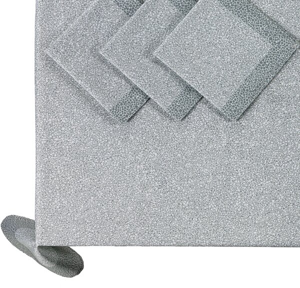 Tovaglia Da Cucina In Cotone Lunar CM. 150X180 Caleffi Moderno Grigio Caleffi