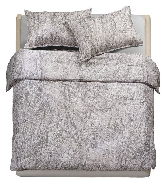Copripiumino Con Federe In Cotone Pettinato Forest Camo Matrimoniale Discovery Grey Caleffi