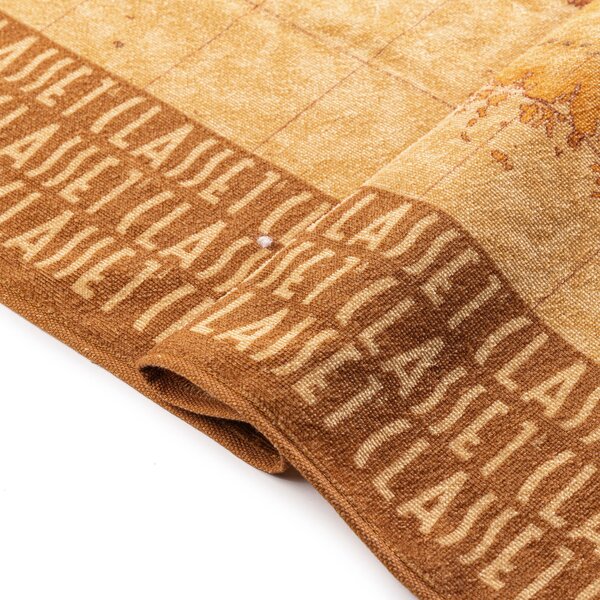 Telo Mare In Cotone Geo Classic Map CM. 100X180 Alviero Martini 1A Classe Geo Caleffi