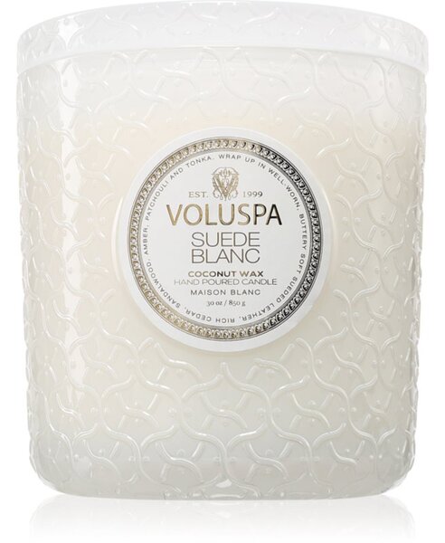 VOLUSPA Maison Blanc Suede Blanc candela profumata 850 g