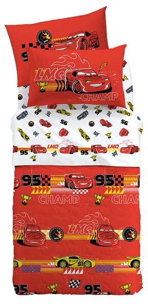 Copriletto Trapuntato In Cotone Cars 95 Singolo Warner Bros Ragazzo Caleffi