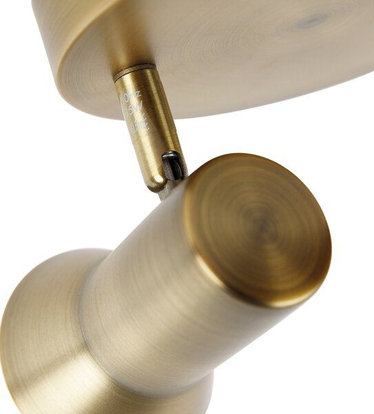 Faretto da soffitto rotondo bronzo orientabile e girevole - Karin 2