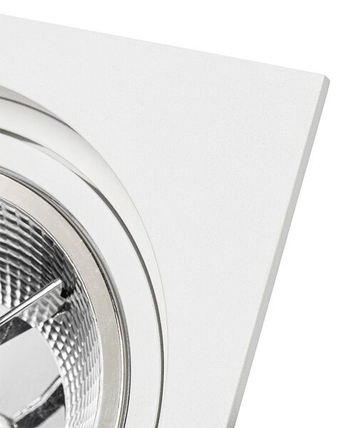 Set di 6 Faretto da incasso moderno bianco orientabile - CHUCK 111