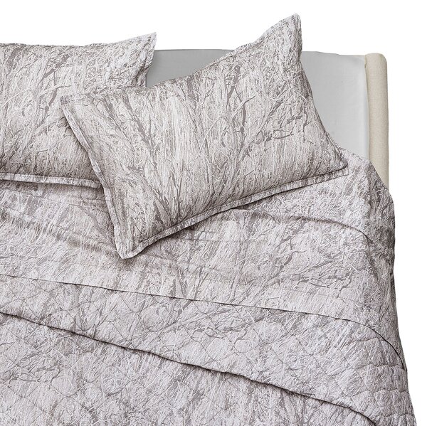 Completo Lenzuola In Cotone Forest Camo Matrimoniale Discovery Non Specificato Grey Caleffi