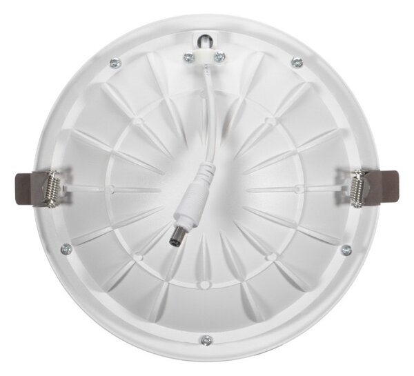 Faro LED da incasso Rotondo Luce INDIRETTA 20W Foro Ø155mm Colore Bianco Caldo 3.000K