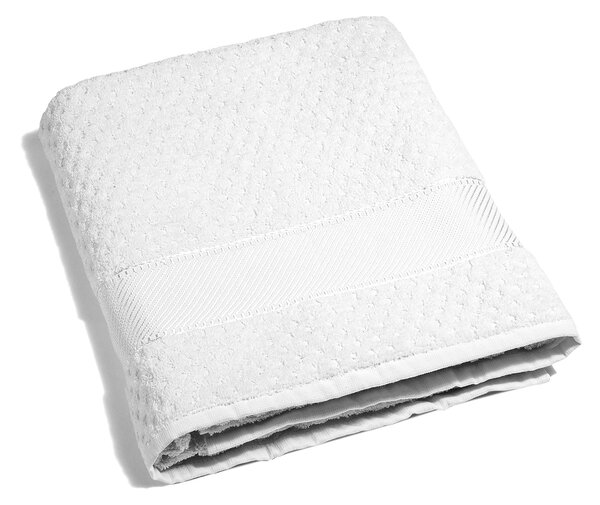 Telo Bagno In Cotone Sirena '99 Standard Spugnissima Tinta Unita Bianco Caleffi