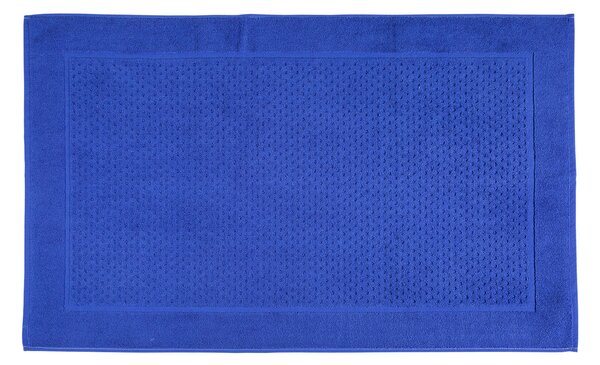 Tappeto Bagno In Cotone Sirena '99 CM. 45X60 Spugnissima Tinta Unita Blu Caleffi
