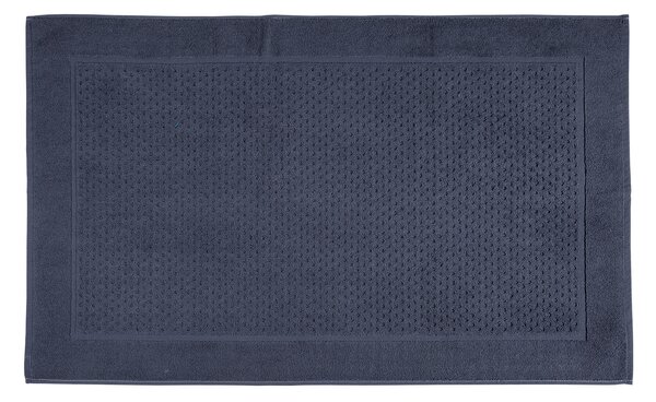 Tappeto Bagno In Cotone Sirena '99 CM. 45X60 Spugnissima Tinta Unita Antracite Caleffi