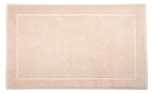 Tappeto Bagno In Cotone Sirena '99 CM. 45X60 Spugnissima Tinta Unita Avorio Caleffi