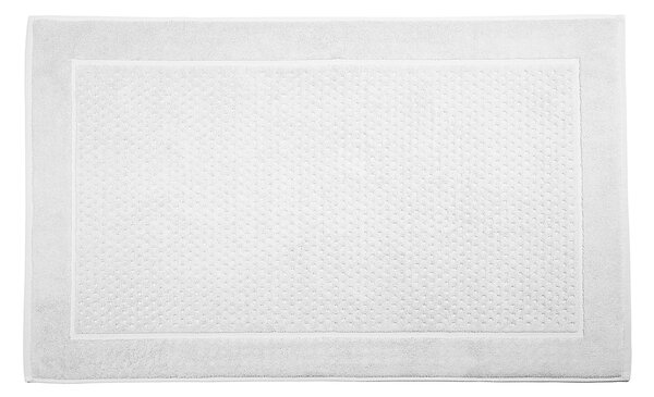 Tappeto Bagno In Cotone Sirena '99 CM. 45X60 Spugnissima Tinta Unita Bianco Caleffi