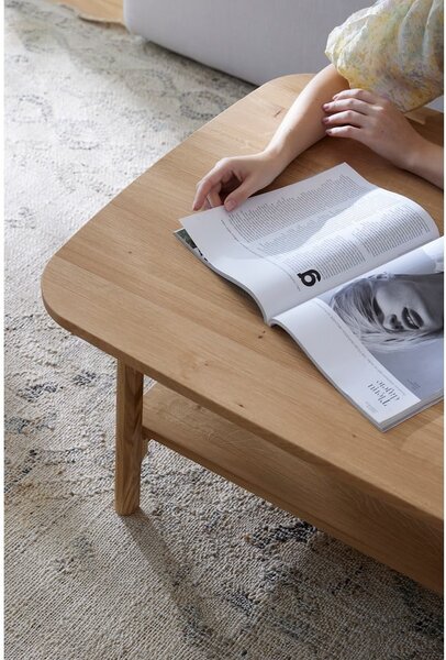 Tavolino in rovere naturale 60x100 cm Twig - The Beds