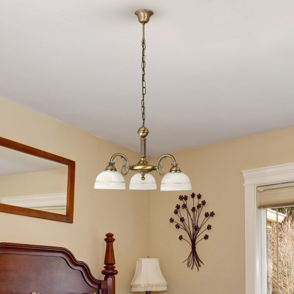 Rabalux 8813 - Lampadario a sospensione con catena FLOSSI 3xE27/40W/230V