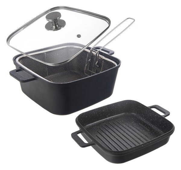 Teglie in set in alluminio 2 pz 24,5x32,5 cm GRANDE - Orion