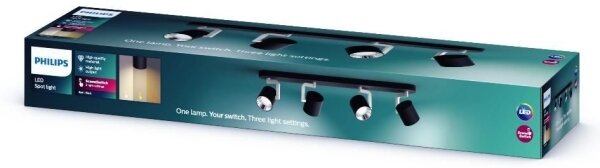 Philips 50674/30/P0 - Luce Spot a LED dimmerabile BYRL 4xLED/4.5W/230V