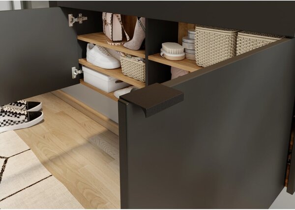 Armadietto color antracite 110x57x22 cm Ameca – Germania