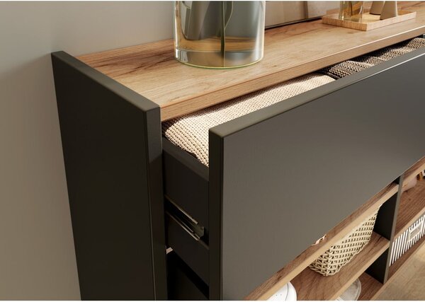 Armadietto color antracite 110x57x22 cm Ameca – Germania