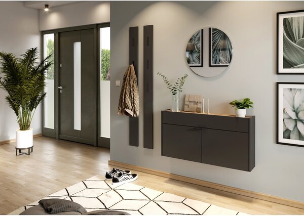 Armadietto color antracite 110x57x22 cm Ameca – Germania