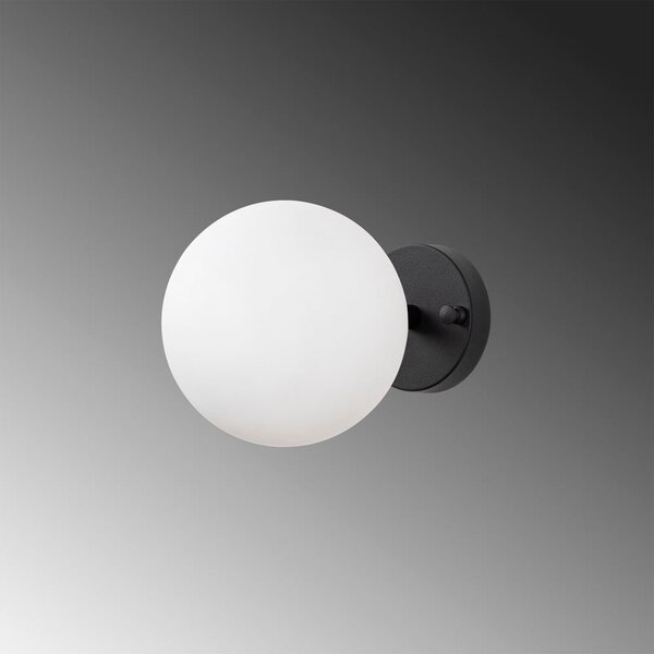 Lampada da parete bianca e nera ø 15 cm Atmaca – Opviq lights