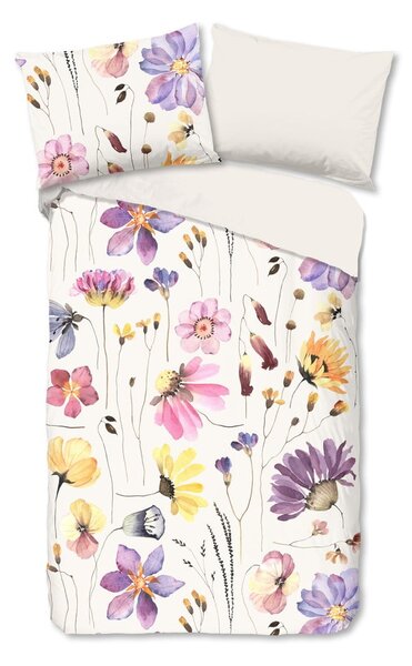 Biancheria da letto in cotone bianco per letto singolo 140x200 cm - Good Morning