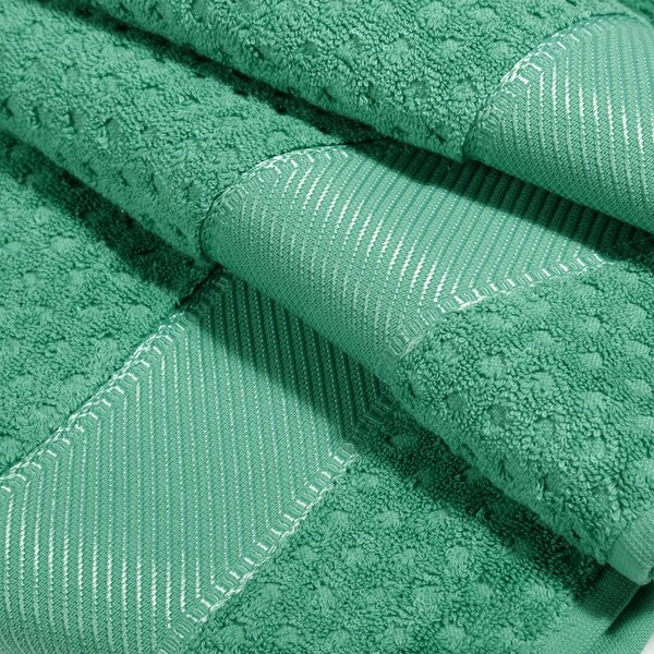 Telo Bagno In Cotone Sirena '99 Standard Spugnissima Tinta Unita Smeraldo Caleffi
