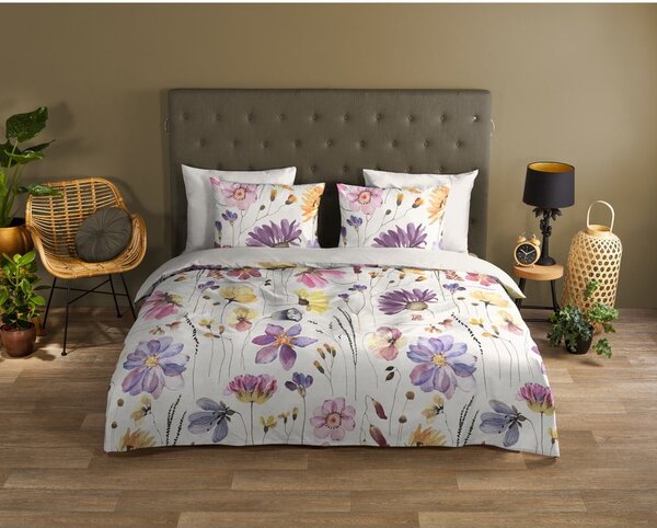 Biancheria da letto in cotone bianco per letto singolo 140x200 cm - Good Morning