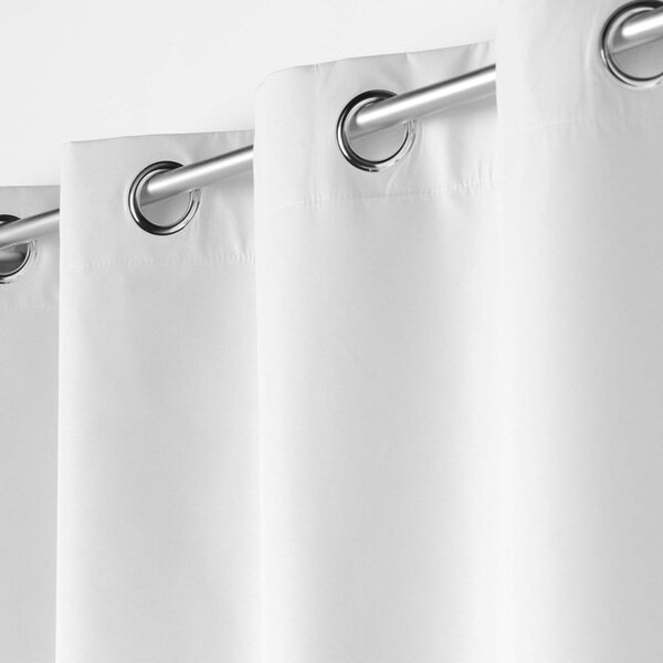 Tenda oscurante in grigio chiaro in microfibra 140x260 cm Obscure – douceur d'intérieur