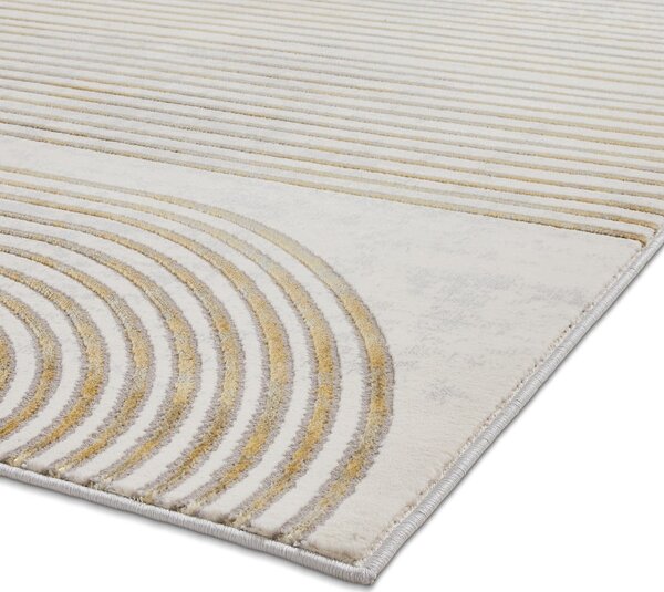 Tappeto in grigio-oro 170x120 cm Apollo - Think Rugs