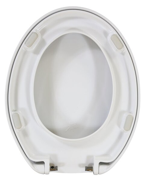 Sedile wc come originale 9.0 Style Ceramiche termoindurente bianco con cerniere rallentate