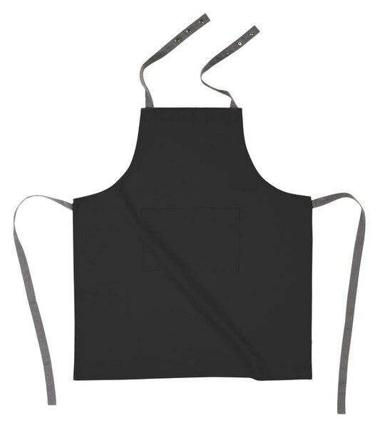 Grembiule da cucina in cotone nero - Tiseco Home Studio