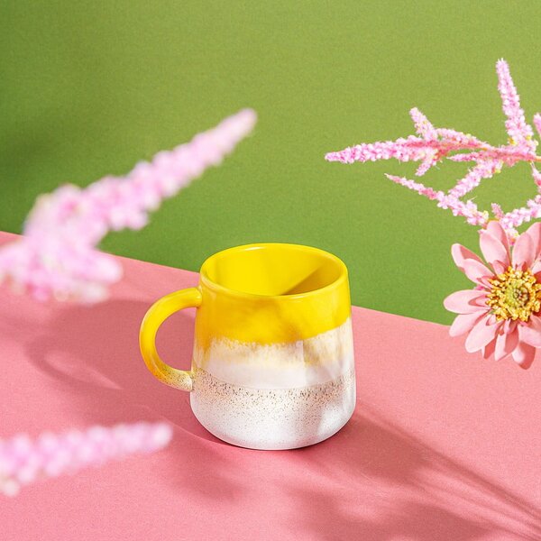 Tazza gialla in gres 360 ml Mojave – Sass & Belle