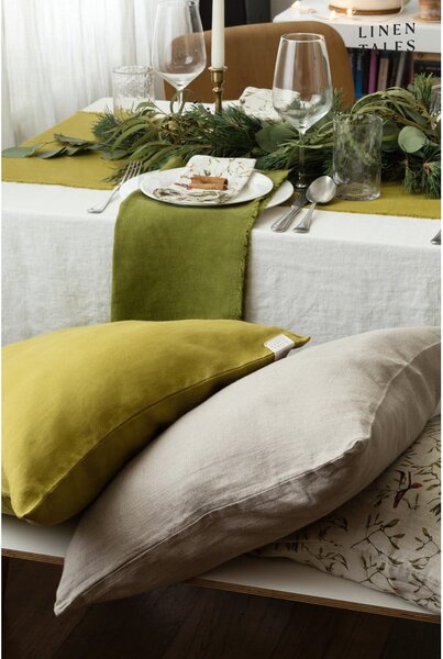 Federa 45x45 cm Moss Green - Linen Tales
