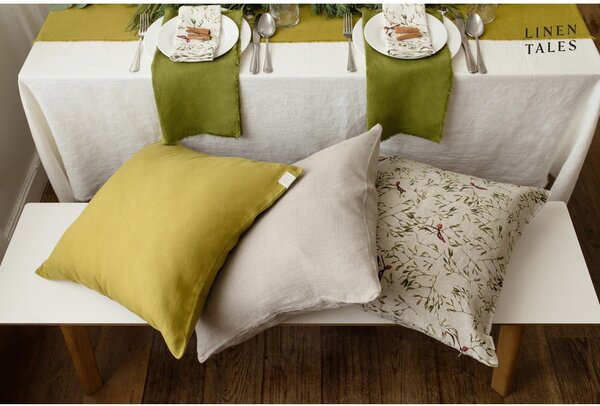 Federa 45x45 cm Moss Green - Linen Tales
