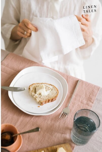 Set di 2 tovaglioli in lino bianco White - Linen Tales