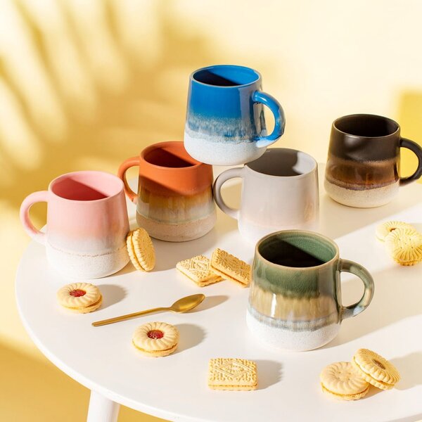 Tazza color terracotta in gres 360 ml Mojave – Sass & Belle