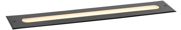 Set di 2 faretti da terra moderni neri 50 cm incl. LED IP65 - Eline