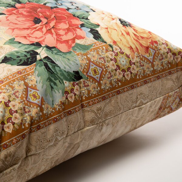 Cuscino D'arredo In Velluto Royal Velluto CM. 50X50 Modern Winter Cottage Oro Caleffi