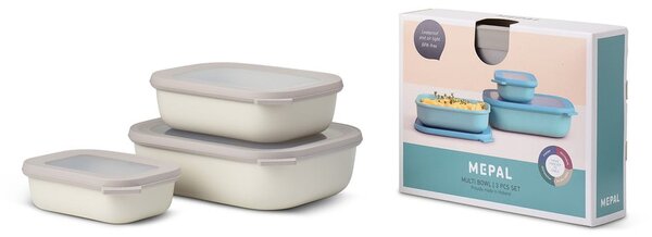 Scatole per alimenti in set da 3 Cirqula - Mepal
