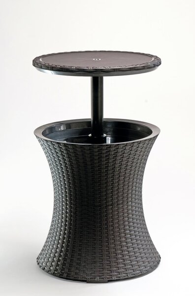 Tavolo da giardino rotondo con vaschetta per il ghiaccio 49,5x49,5 cm Cool - Keter