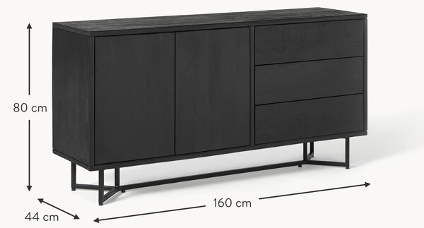 Credenza in legno di mango Luca