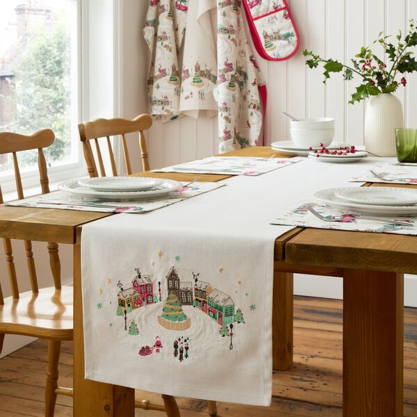 Tovagliette in set in cotone 4 pz 30x46 cm Christmas Town – Catherine Lansfield
